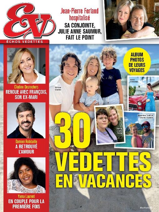 Détails du titre pour Échos Vedettes par TVA Publications Inc. - Disponible